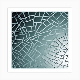 Broken Glass 4 Art Print