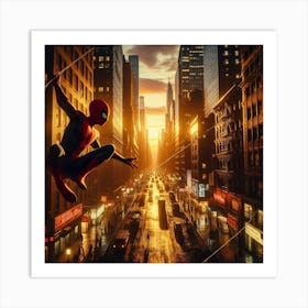 Spider Man Into The Spider Verse Art Print