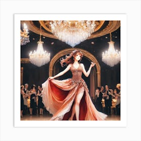 Ballroom Dancer Art Print