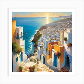 Santorini Art Print