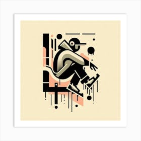 Skateboarder Art Print