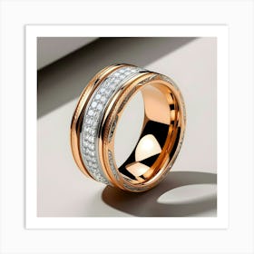 Rose Gold Wedding Band Poster