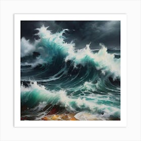 Stormy Sea Art Print