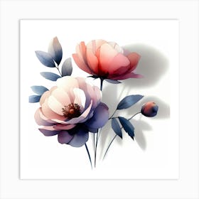 Peonies 1 Art Print