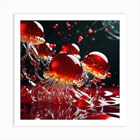 Red Jelly 25 Art Print