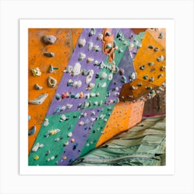 Climbing Wall Art Print