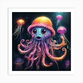 Octopus 75 Art Print