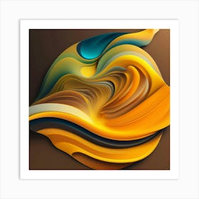 Abstract Painting 45 Art Print