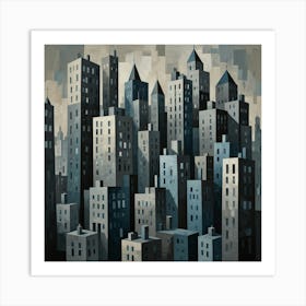 Cityscape 17 Art Print