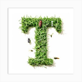 Letter T 1 Art Print