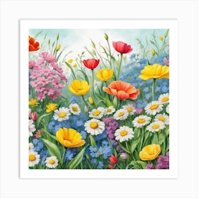 Wildflowers Art Print