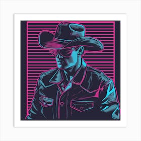 Cowboy 12 Art Print