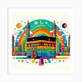 Mecca's Kaaba 1 Art Print