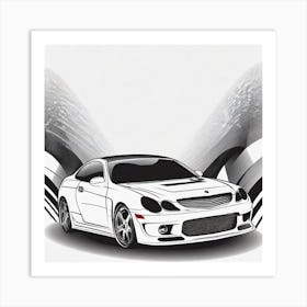 Mercedes Cls 1 Art Print