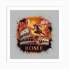 Rome - Men'S Premium T-Shirt Art Print