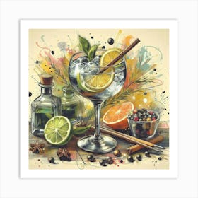 Gin And Tonic 6 Art Print