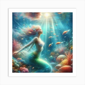 Mermaid 7 Art Print