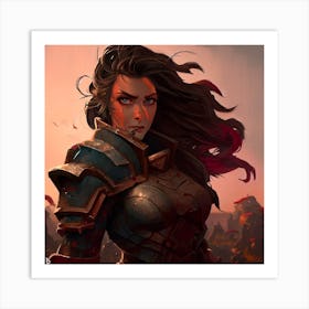 Dwarven Warrior Art Print