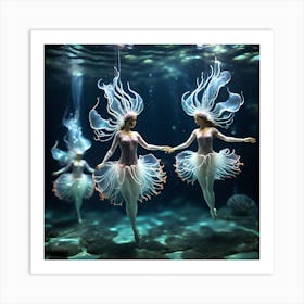 Mermaids Art Print