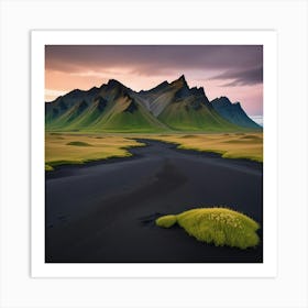 Iceland Landscape 3 Art Print