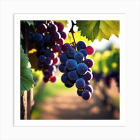 Grapes On The Vine 48 Art Print