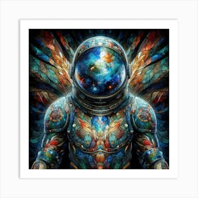 Space Man 4 Art Print