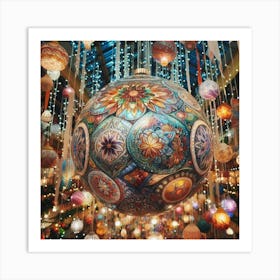 Christmas Ornament 2 Art Print