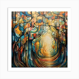 Path Through The Forest Art Print