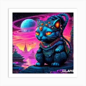 Kitty Cat Art Print