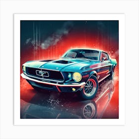 Ford Mustang Art Print