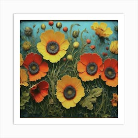 Poppies 1 Art Print