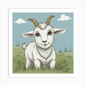 Goat! 3 Art Print