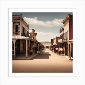 Old West Town 21 Art Print