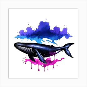 Humpback Whale Art Print