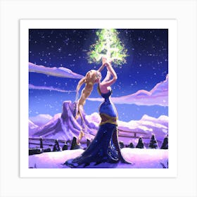 Ice Princess 004 1 Art Print