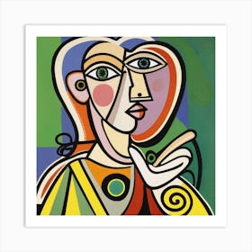 Picasso Woman Art Print