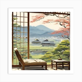 Japanese Garden Art Print