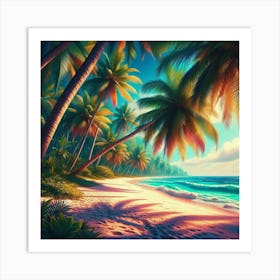 Tropical Beach 16 Poster