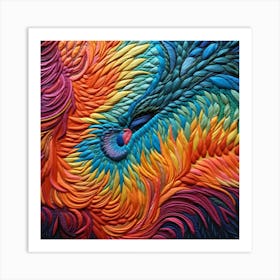 Feathered Eagle Art Print