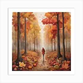 Autumn Forest Art Print