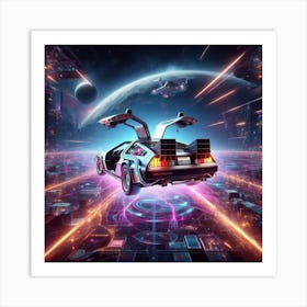 Back To The Future 2 Art Print