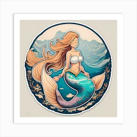 Mermaid 1 Art Print