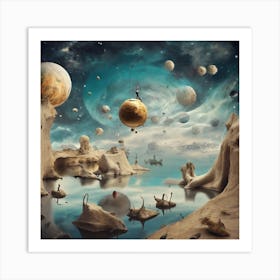 Alien Landscape Art Print