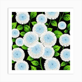 Chrysanthemums 33 Art Print