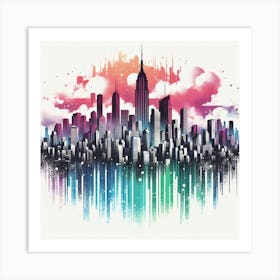 New York City Canvas Print 2 Art Print