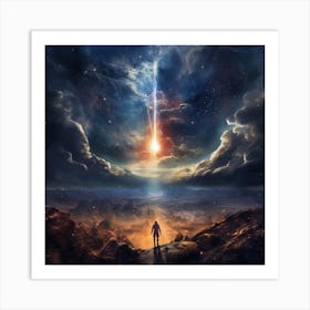 Mankind Breaking Through The Firmament #1 -Juangisme Art Print