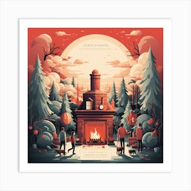 Winter'S Night Art Print