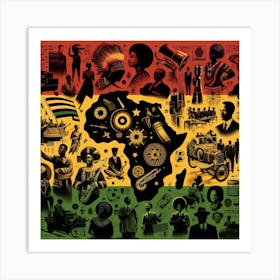 African People Art Print