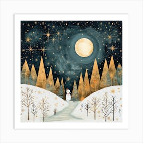 Laz 88 1 Merry And Bright 60 Art Print