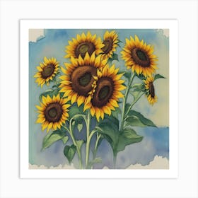 Sunflowers Art Print